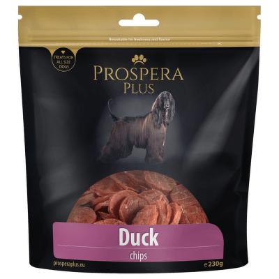 Pochoutka Prospera Plus kolečka z kachního masa 230g