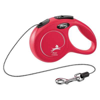 Voditko Flexi Classic New lanko XS 3m cervene