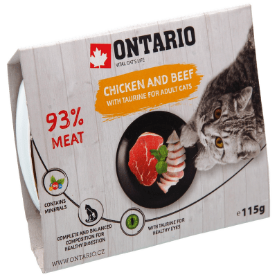 Vanička Ontario Chicken & Beef with Taurine 115g