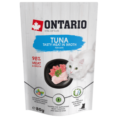 Kapsička Ontario Tuna in Broth 80g
