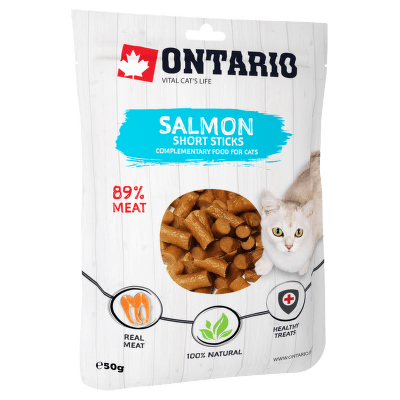 Pochoutka Ontario lososové krátké tyčinky 50g