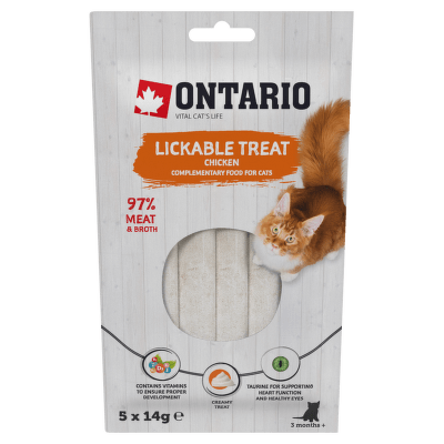 Ontario pochoutka lízací kuřecí 5x14g