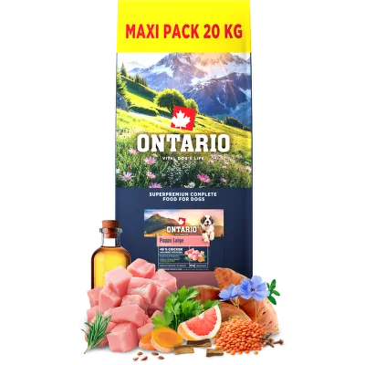 Ontario Puppy Large Chicken & Sweet Potatoes 20kg