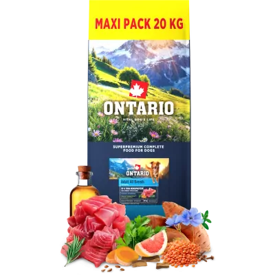 Ontario Adult All Breeds Monoprotein Tuna & Sweet Potatoes 20kg