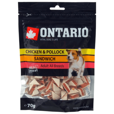 Ontario Snack Chicken Jerky Sandwich 70g