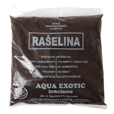 Náplň rašelina vláknitá AQUA EXOTIC 150g