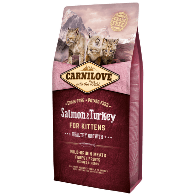Carnilove Salmon and Turkey Kittens Healthy Growth 6kg