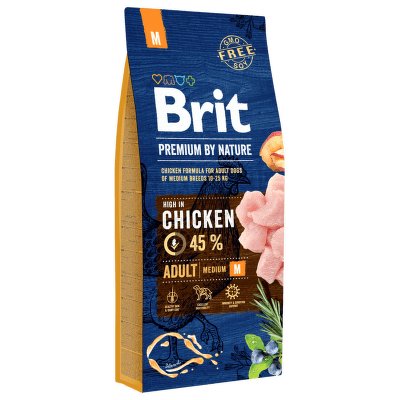 Brit Premium by Nature Adult M 15kg