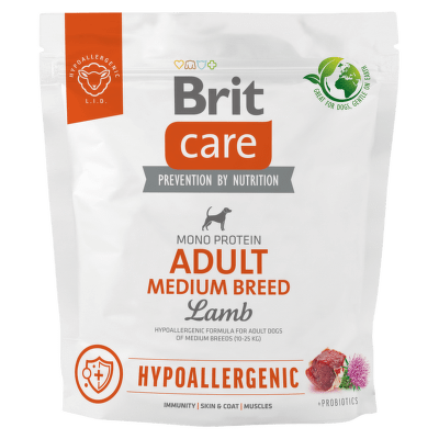 Brit Care Dog Hypoallergenic Adult Medium Breed 1kg