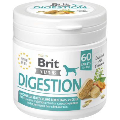 Vitamíny Brit Digestion 120 g (60 Tablet)