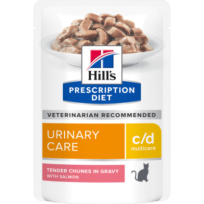 Kapsička Hill's Prescription Diet c/d Multicare s lososem 12x85g