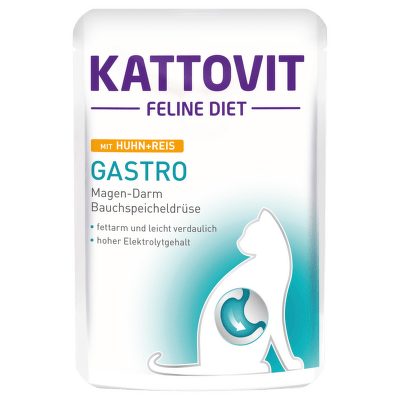 Kapsička Kattovit Gastro kuře/rýže 85g