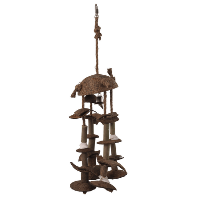Hračka Epic Pet závěsná ze dřeva se zvonečkem 60x20cm