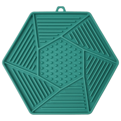 Epic Pet Lick&Snack lízacia podložka hexagon 17x15 cm zelený