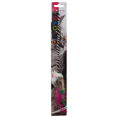 Hračka MAGIC CAT prut s myškou a ocáskem 30cm
