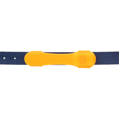 Návlek Dog Fantasy LED svítící oranžový 15cm