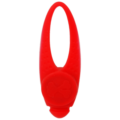 Přívěsek svítící Dog Fantasy LED silikon červený 8cm
