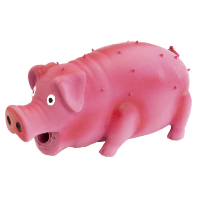Hračka Dog Fantasy Latex pískající prase 10 cm
