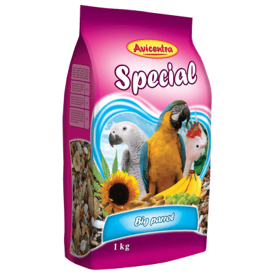 Krmivo AVICENTRA speciál pro velké papoušky 1kg