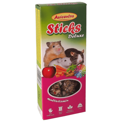 Tyčinky AVICENTRA multivitamínové pro malé hlodavce 2ks