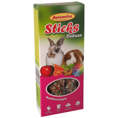Tyčinky AVICENTRA multivitamínové pro velké hlodavce 2ks