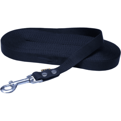 Stopovací vodítko popruh Bafpet černé 2cm x 10m