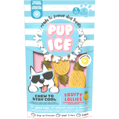 Chladící pochoutka Pup Ice zmrzlina pro psy ananas 3ks 90g