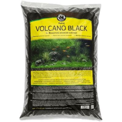 Volcano Black Rataj černý akvarijní substrát 8l