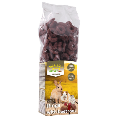 Pochoutka Nature Land Brunch kroužky s červenou řepou 105g