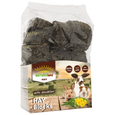 Seno Nature Land Hay bloky s pampeliškou 600g