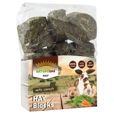 Seno Nature Land Hay bloky s mrkví 600g