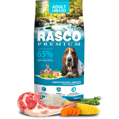 Rasco Premium Adult Lamb & Rice 15kg