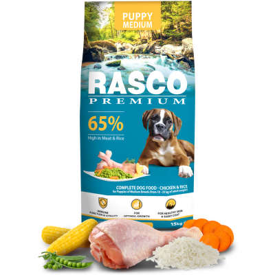 Rasco Premium Puppy Medium 15kg