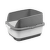 Tualete kaķiem – Noba Cateco Litter Box Complete kit, Grey