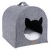 Домик для кошек – AmiPlay Hygge Cat, 33 x 42 x 36 см, gray