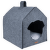 Mājiņa suņiem – AmiPlay Dog House Quick Press 2 in 1 Hyge, 33 x 42 x 42 cm, gray