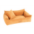 Luxusní pelíšek pro psy Dog Fantasy Sofa Haven skořicový 76×58 cm