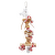 Rotaļlieta putniem – TRIXIE Wooden toy with leather ribbon, 35 cm