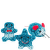 Новогодняя игрушка для кошек – Trixie, Xmas toy star/mouse/gingerbread man, 8–10 см