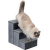 Schůdky s úložným prostorem Trixie do 50 kg šedé