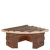 Koka māja grauzējiem – Trixie Corner House, 30 x 13 x 21/21 cm