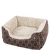Guļvieta suņiem – Pawise Square Dog Bed, Coffee, M 55 x 45 cm