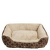 Guļvieta suņiem – Pawise Square Dog Bed, Coffee, L 63 x 53 cm