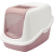 Tualete kaķiem – Savic Nestor, white-earth rose, 56 x 39 x 38,5 cm