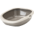Tualete kaķiem – Savic, Gizmo Medium Happy Planet, mocha granite/warm grey, 44 x 35,5 x 12,5 cm