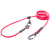 Vodítko Tamer lanové Easylong Twist mini 3,5m červené