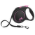 Inerces pavada suņiem – Flexi Black Design M Tape 5 m, Pink