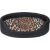 Guļvieta suņiem – AmiPlay Oval bedding Fun M, 52 x 44 x 14 cm, black