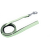 Поводок - DogFantasy Classic кожа, 20mm, 120cm, зеленый