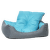Guļvieta suņiem - Dog Fantasy DeLuxe Sofa, 75x65x19 cm, blue 